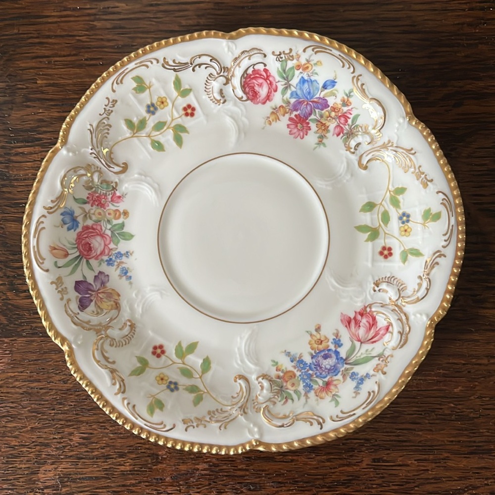 Rosenthal Ivory China, Double Handled Soup Bowl with Saucer. Set of 5. - Picture 8 of 11